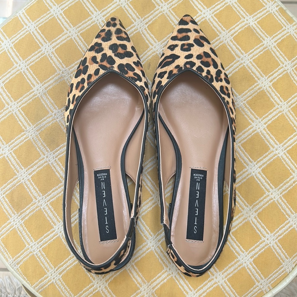 Steven by Steve Madden pony hair flat